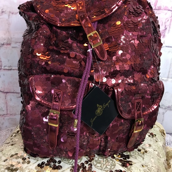 Joan Boyce Red Sequin Backpack ? main image 8